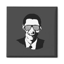 Barack Obama Sunglasses magnets by obamashirts Barack Obama Sunglasses magnets