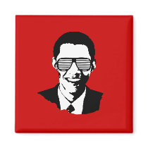 Barack Obama Sunglasses magnets by obamashirts Barack Obama Sunglasses magnets