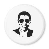 Barack Obama sunglasses magnets by ElectionGear Barack Obama sunglasses magnets