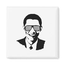 Barack Obama Sunglasses magnets by obamashirts Barack Obama Sunglasses magnets
