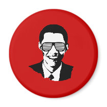 Barack Obama Sunglasses magnets by obamashirts Barack Obama Sunglasses magnets
