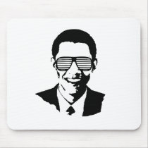 Barack Obama Sunglasses mousepads by obamashirts Barack Obama Sunglasses mousepads