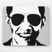 Barack Obama sunglasses mousepads by ElectionGear Barack Obama sunglasses mousepads