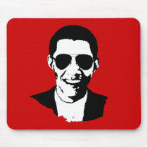Barack Obama sunglasses mousepads by ElectionGear Barack Obama sunglasses mousepads
