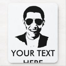 Barack Obama sunglasses mousepads by ElectionGear Barack Obama sunglasses mousepads