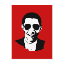Barack Obama sunglasses postcards by ElectionGear Barack Obama sunglasses postcards