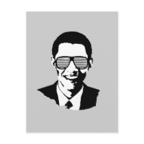 Barack Obama Sunglasses postcards by obamashirts Barack Obama Sunglasses postcards