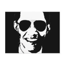 Barack Obama sunglasses postcards by ElectionGear Barack Obama sunglasses postcards