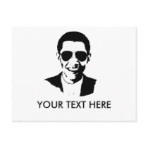 Barack Obama sunglasses postcards by ElectionGear Barack Obama sunglasses postcards