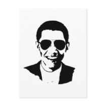 Barack Obama sunglasses postcards by ElectionGear Barack Obama sunglasses postcards