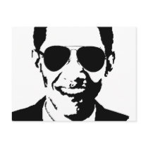 Barack Obama sunglasses postcards by ElectionGear Barack Obama sunglasses postcards