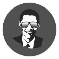 Barack Obama Sunglasses stickers by obamashirts Barack Obama Sunglasses stickers