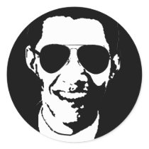Barack Obama sunglasses stickers by ElectionGear Barack Obama sunglasses stickers