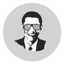 Barack Obama Sunglasses stickers by obamashirts Barack Obama Sunglasses stickers