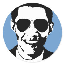 Barack Obama sunglasses stickers by ElectionGear Barack Obama sunglasses stickers