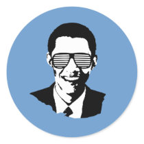 Barack Obama Sunglasses stickers by obamashirts Barack Obama Sunglasses stickers