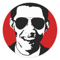Barack Obama sunglasses stickers by ElectionGear Barack Obama sunglasses stickers
