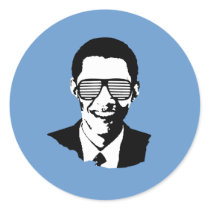Barack Obama Sunglasses stickers by obamashirts Barack Obama Sunglasses stickers