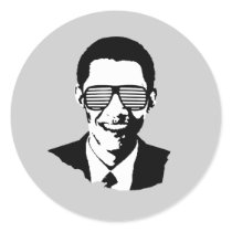 Barack Obama Sunglasses stickers by obamashirts Barack Obama Sunglasses stickers