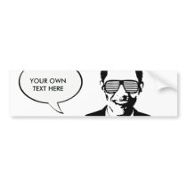 Barack Obama Sunglasses Stripes bumper stickers by Politicaltshirts Barack Obama Sunglasses Stripes bumper stickers