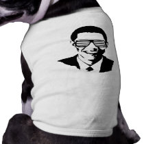 Barack Obama Sunglasses Stripes pet clothing by obamashirts Barack Obama Sunglasses Stripes pet clothing