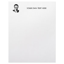Barack Obama Sunglasses Stripes Custom Letterhead