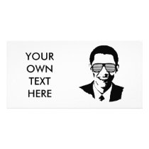 Barack Obama Sunglasses Stripes photo cards by obamashirts Barack Obama Sunglasses Stripes photo cards