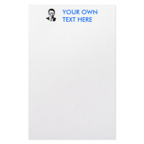 Barack Obama Sunglasses Stripes Personalized Stationery