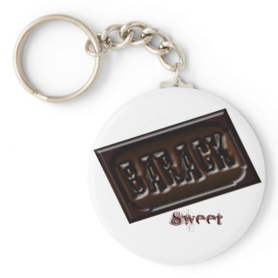 BARACK OBAMA "SWEET" KEYCHAIN by OWL1998