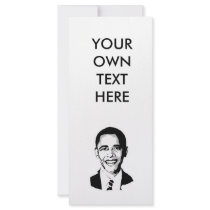 Barack Obama T-shirt rack cards