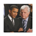 Barack Obama & Ted Kennedy magnets by mrsjack2u Barack Obama & Ted Kennedy magnets