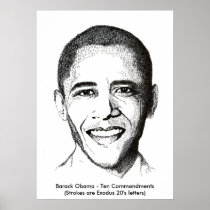 Barack Obama - Ten Commandments Posters