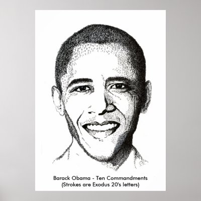 Barack Obama - Ten Commandments Posters by judyrey