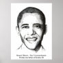 Barack Obama- Ten Commandments Print