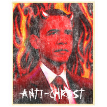 Barack Obama The Anti-Christ t-shirts