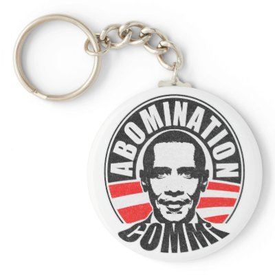 Barack Obama The Communist Key Chain by JustRightWing