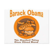 Barack Obama The Greatest Thing Since Sliced Bread postcards