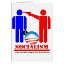 Barack Obama the Socialist Greeting Card