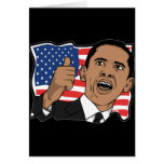 Barack Obama Thumbs Up Greeting Cards