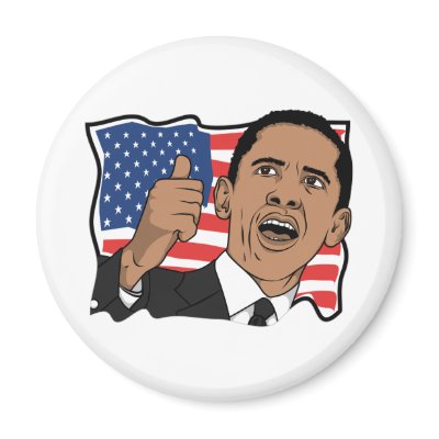 Barack Obama Thumbs Up Fridge Magnet by BarackObamaGifts