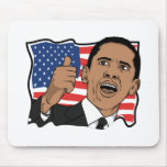 Barack Obama Thumbs Up Mouse Pads