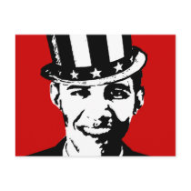 Barack Obama Uncle Sam postcards by ElectionGear Barack Obama Uncle Sam postcards