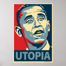 Barack Obama - Utopia: OHP Poster