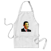Barack Obama Vector Illustration Aprons