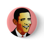 Barack Obama Vector Illustration Pins