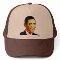 Barack Obama Vector Illustration hats by spacedust Barack Obama Vector Illustration hats