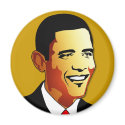Barack Obama Vector Illustration magnets by spacedust Barack Obama Vector Illustration magnets
