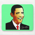 Barack Obama Vector Illustration mousepads by spacedust Barack Obama Vector Illustration mousepads
