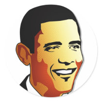 Barack Obama Vector Illustration stickers