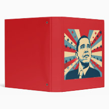Barack Obama Vinyl Binders
